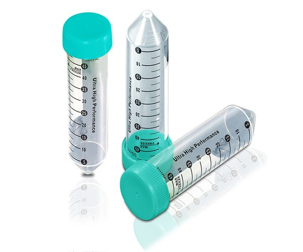 Tubos centrífuga alto rendimiento 20.000xg esteril fondo cónico 50 ml pack 500