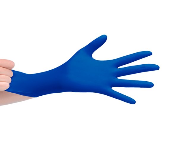 GUANTE NITRILO SENSIFLEX AZUL PROFUNDO S/P TALLA L 100UD