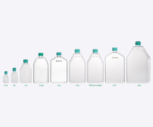 Frascos de cultivo celular 75 cm²,250 ml,esteriles,superficie tratada,plug seal pack 5  (Muestra)