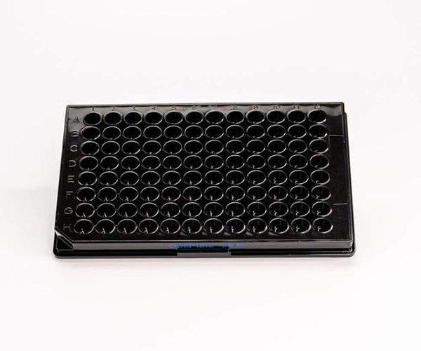 OPTIPLATE 96 pocillos, negro, F /2x25B