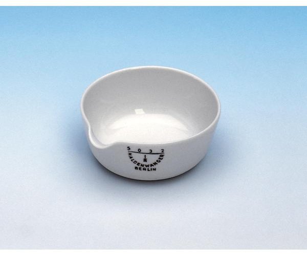 Capsula de calcinacion de harina, porcelana, Ø 56 mm, Al. 23 mm, 30 ml