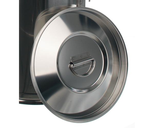 Tapa para contenedores de transporte 25 l, acero 18 / 10, 300 mm de Ø