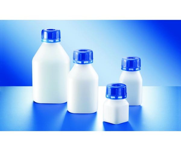 Frasco de cuello estrecho, PEHD, sin tapón, 50 ml, color natural