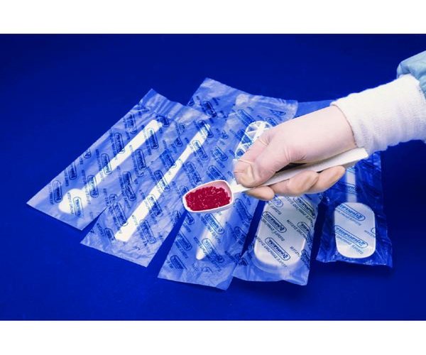 Cuchara para amostras, 14,79 ml, La. 178 mm, embalagem esteril individual