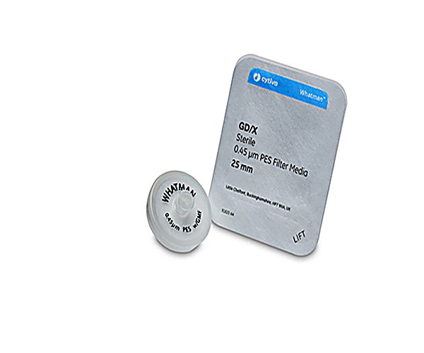 Filtros de jeringa GD/X, esteriles, 0,45 µm, Ø de 25 mm