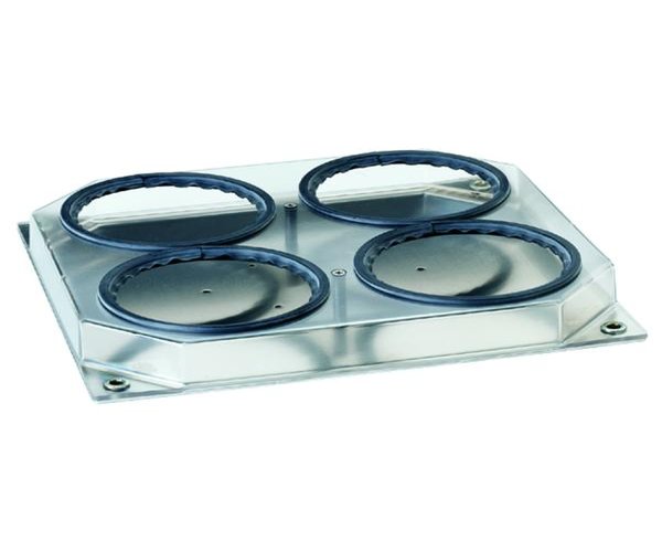 Accesorio para 4 matraces Erlenmeyer de 500 ml, acc. para Unimax 1010, Duomax 1030, Polyma