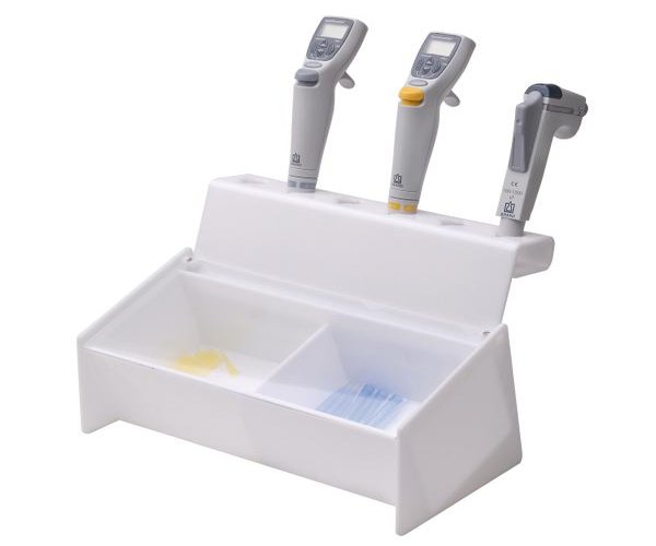 Porta pipetas con depósito