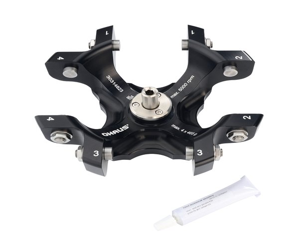 Rotor, abatible hacia afuera, 4x100 ml, ID, sellable
