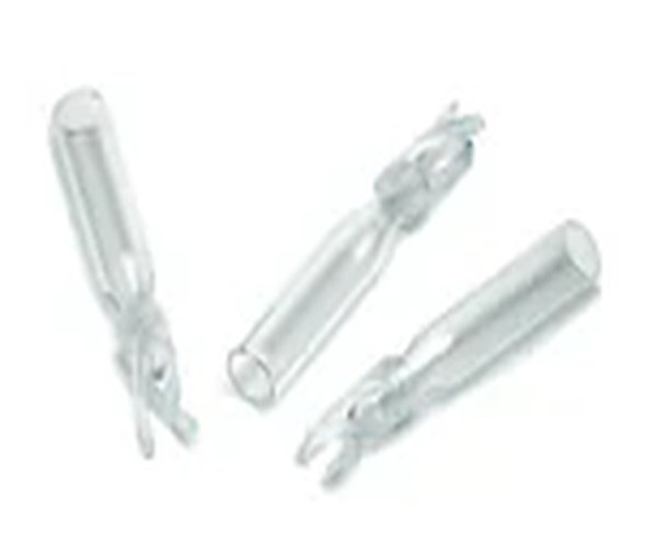 Insertos de vidrio de 250 ul, desactivados 100/PK
