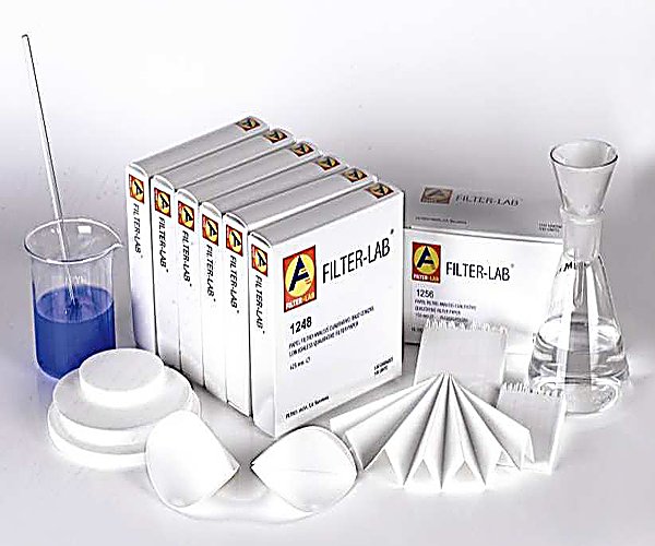 PAPEL FILTRO A. CUALITATIVO BAJO CEN. ref 1252 Ø 47 mm. Caja 100 u.