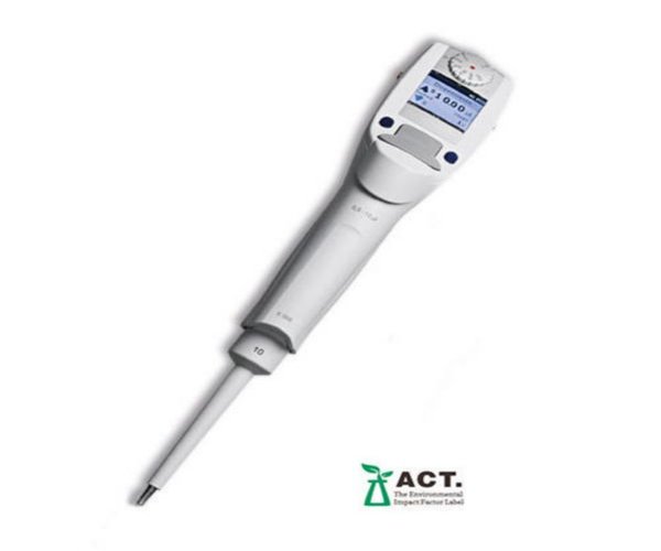 Eppendorf Xplorer, canal único, 0,5-10 µl, botón de inclinación multifunción gris para puntas de 20 µl
