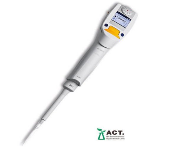 Eppendorf Xplorer, canal único, 15-300 µl, botón de inclinación multifunción naranja para puntas de 300 µl