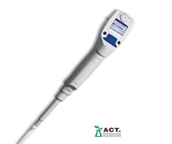 Eppendorf Xplorer, canal único, 50-1000 µl, botón de inclinación multifunción azul para puntas de 1000 µl