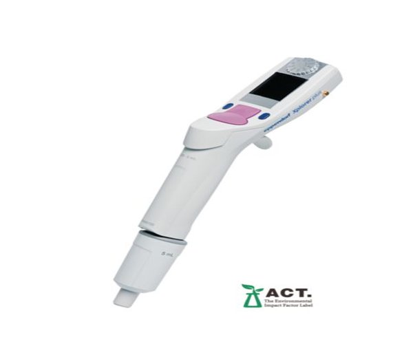 Eppendorf Xplorer plus monocanal 0,2-5 mL, botón de báscula multifunción lila, puntas de 5 mL