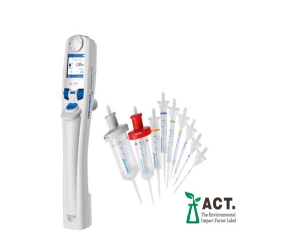 Multipette E3x, con adaptador de carga y 1 paquete surtido avanzado Combitips, 100-240V/50-60Hz