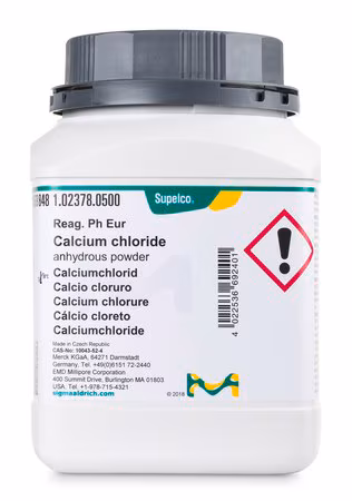 Cloruro de calcio anhidro granulado Reag. Ph Eur 500 g