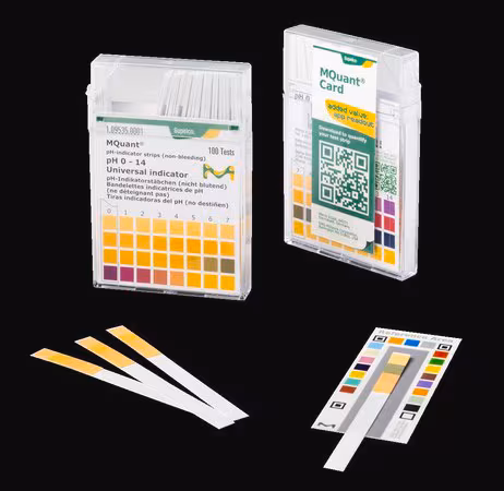 pH-indicator strips pH 0 - 14 Indicador universal de no sangrar, rango de pH 0-14, graduación y accur
