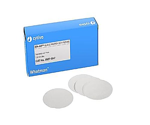 Glass microfiber filters, Grade 934-AH  diam. 47 mm, 100 EA