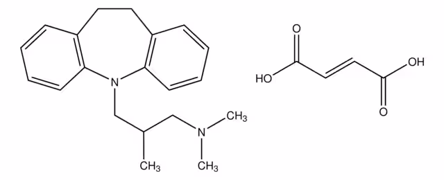 Sal de maleato de trimipramina, 200 mg