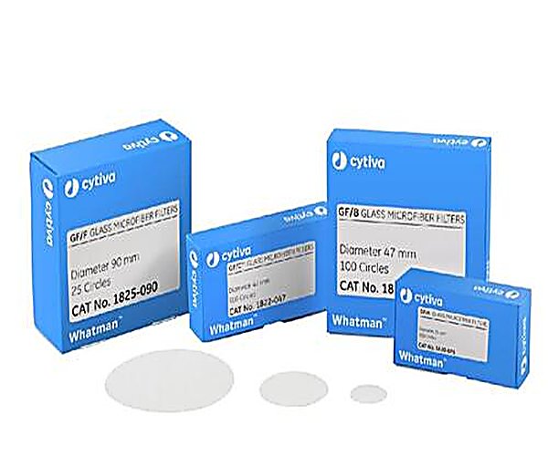 Filtros de microfibra de vidrio Whatman, calidad GF/B.Grade GF/B circles, 47 mm, 100/pk