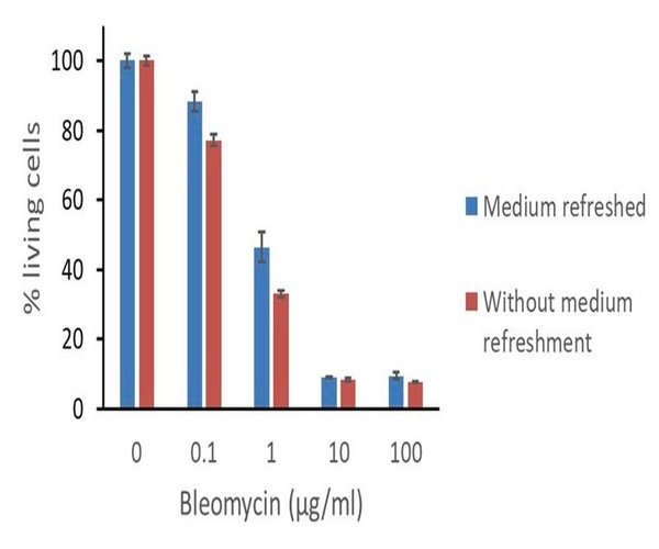 Solución preparada de bleomicina, 1 ml