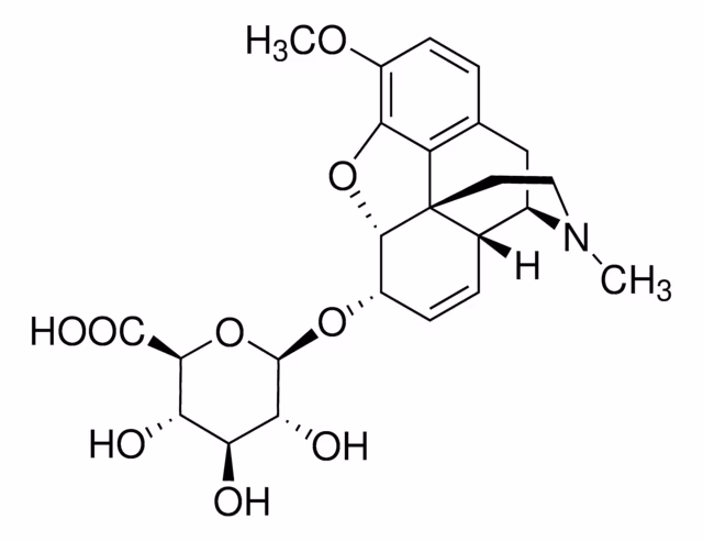 Codeine-6-β-ᴅ-glucuronida solución 100 μg/mL en metanol: agua (2:8), amplificador de 1 mL, ref certificado