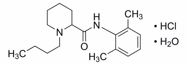 Clorhidrato de bupivacaína, paquete de British Pharm 1X1EA