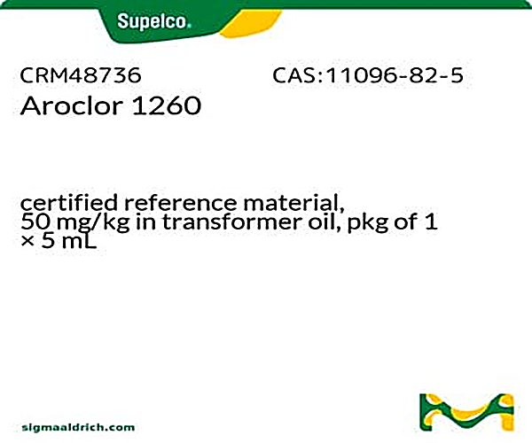 AROCLOR 1260,1X5ML,50MG/KG,TRANSFORMADOR Y paquete 1X1EA
