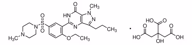 CITRATO DE SILDENAFIL paquete 1X500MG