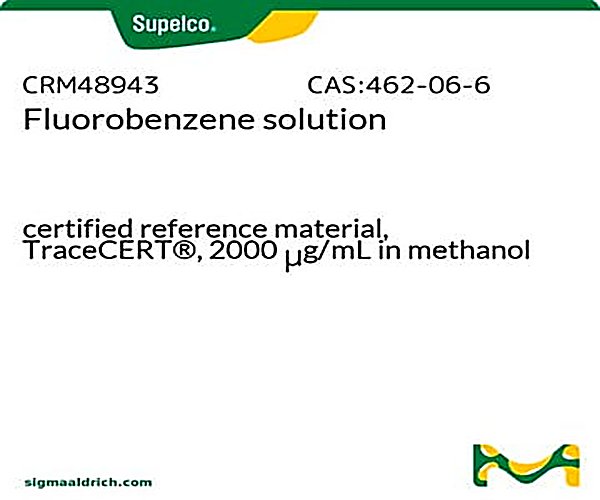 FLUOROBENCENO, 1X1ML, 2000UG/ML, MEOH paquete 1X1EA