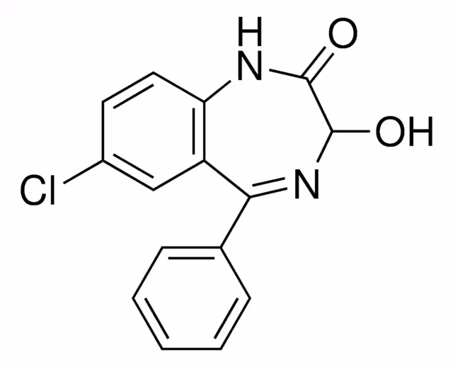 OXAZEPAM PARA IDENTIFICACIÓN DE PICOS paquete 1X0.008MG