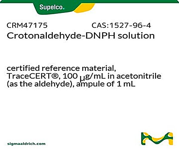 CROTONALDEHÍDO-DNPH, 1X1ML, 100UG/ML paquete 1X1EA