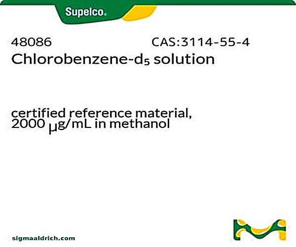 CLOROBENCENO-D5, 1X1ML, 2000UG/ML y paquete 1X1EA
