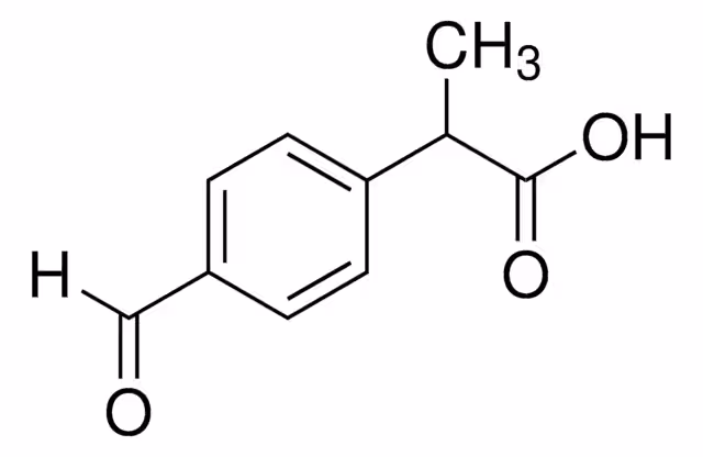 ÁCIDO (2RS)-2-(4-FORMILFENIL)PROPIÓNICO pack 1X50MG