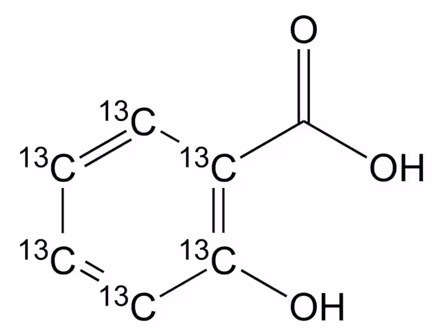 ÁCIDO SALICÍLICO-(FENIL-13C6) pack 1X5MG
