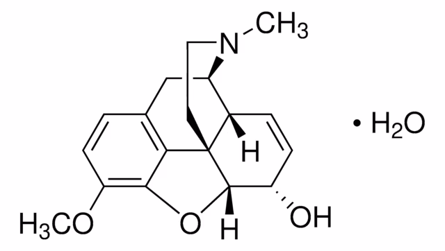 CODEÍNA--DEA SCHEDULE II ARTÍCULO paquete 1X50MG