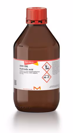 ÁCIDO HIDRIÓDICO, 47+%, A.C.S. REACTIVO y paquete 1X100ML
