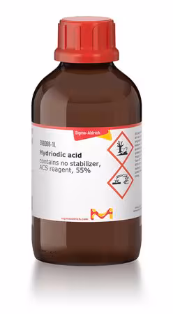 ÁCIDO HIDRIODICO, NO CONTIENE ESTABILIZANTE, y pack 1X50ML