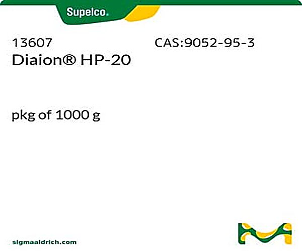 DIAION HP-20, paquete de 1000GM 1X1EA