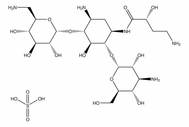 SAL SULFATO DE AMIKACINA, AMINOGLICOSIDO A& pack 1X5G
