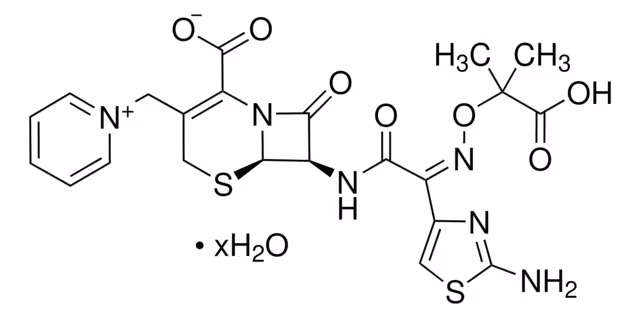 HIDRATO DE CEFTAZIDIMA, >=90%, CONTIENE ~1 paquete 1X5G