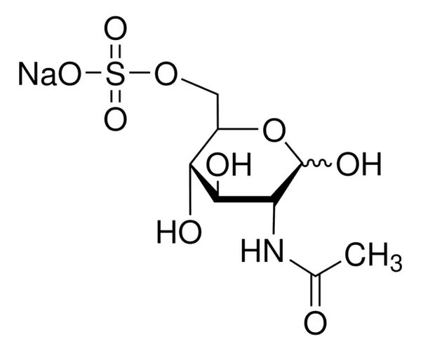 N-ACETILGLUCOSAMINA 6-SULFATO SÓDICO SAL pack 1X25MG