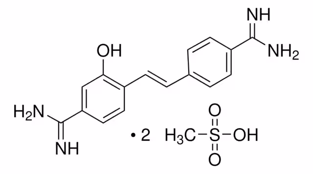 HIDROXISTILBAMIDINA BIS(METANOSULFONATO& pack 1X10MG