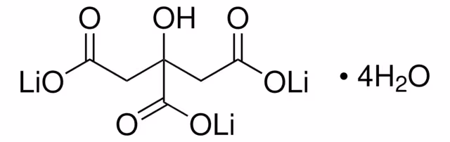 CITRATO DE LITIO TETRAHIDRATO TRIBASICO, pack B 1X100G
