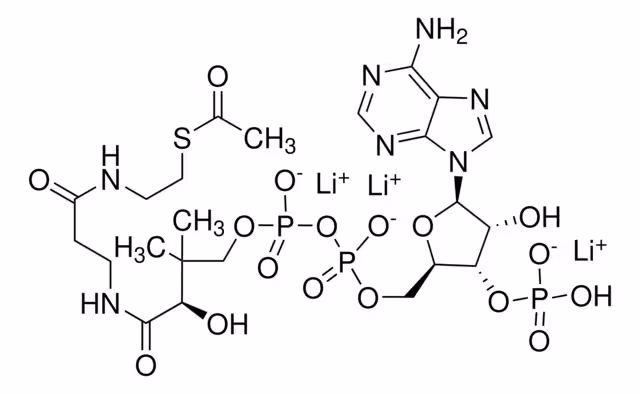ACETIL COENZIMA A SAL DE LITIO, >=93%& paquete 1X5MG