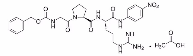 N-CBZ-GLY-PRO-ARG ACETATO DE P-NITROANILIDA paquete 1X25MG