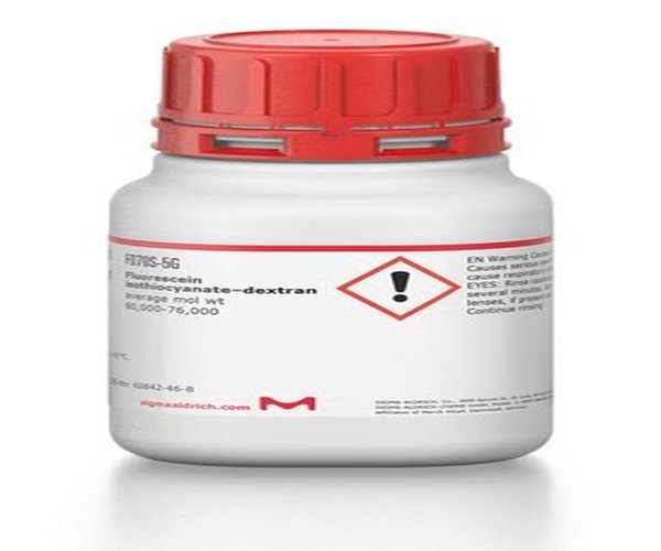 Isotiocianato de fluoresceína – dextrana média mol wt 60 000-76 000 embalagens 1X5G