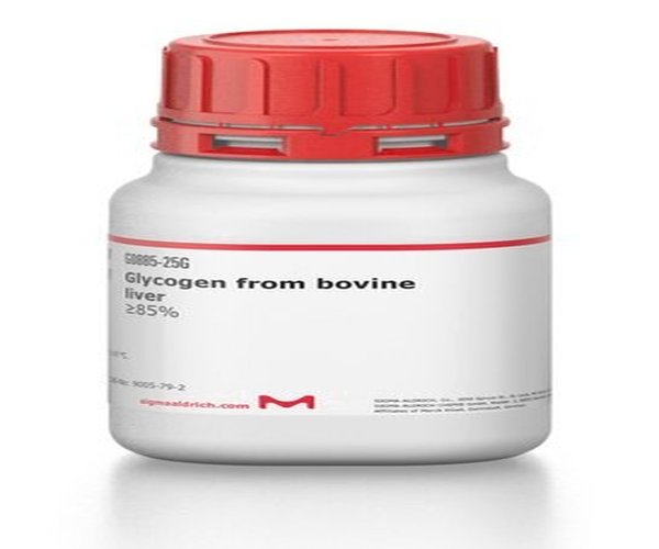 GLUCÓGENO DE HÍGADO BOVINO, PUREZA >= 8 pack 1X25G