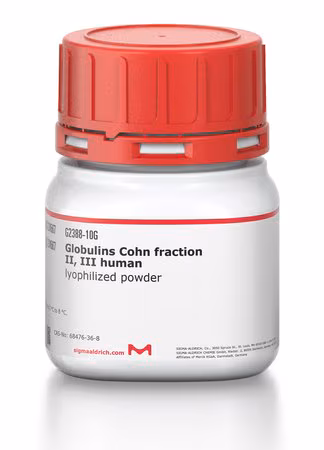 GLOBULINA COHN HUMANA FRACCION II, III pack 1X10G