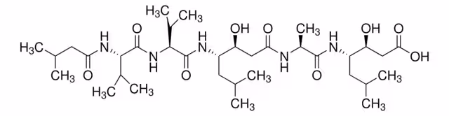 PEPSTATINA A DE FUENTE MICROBIAL pack 1X25MG